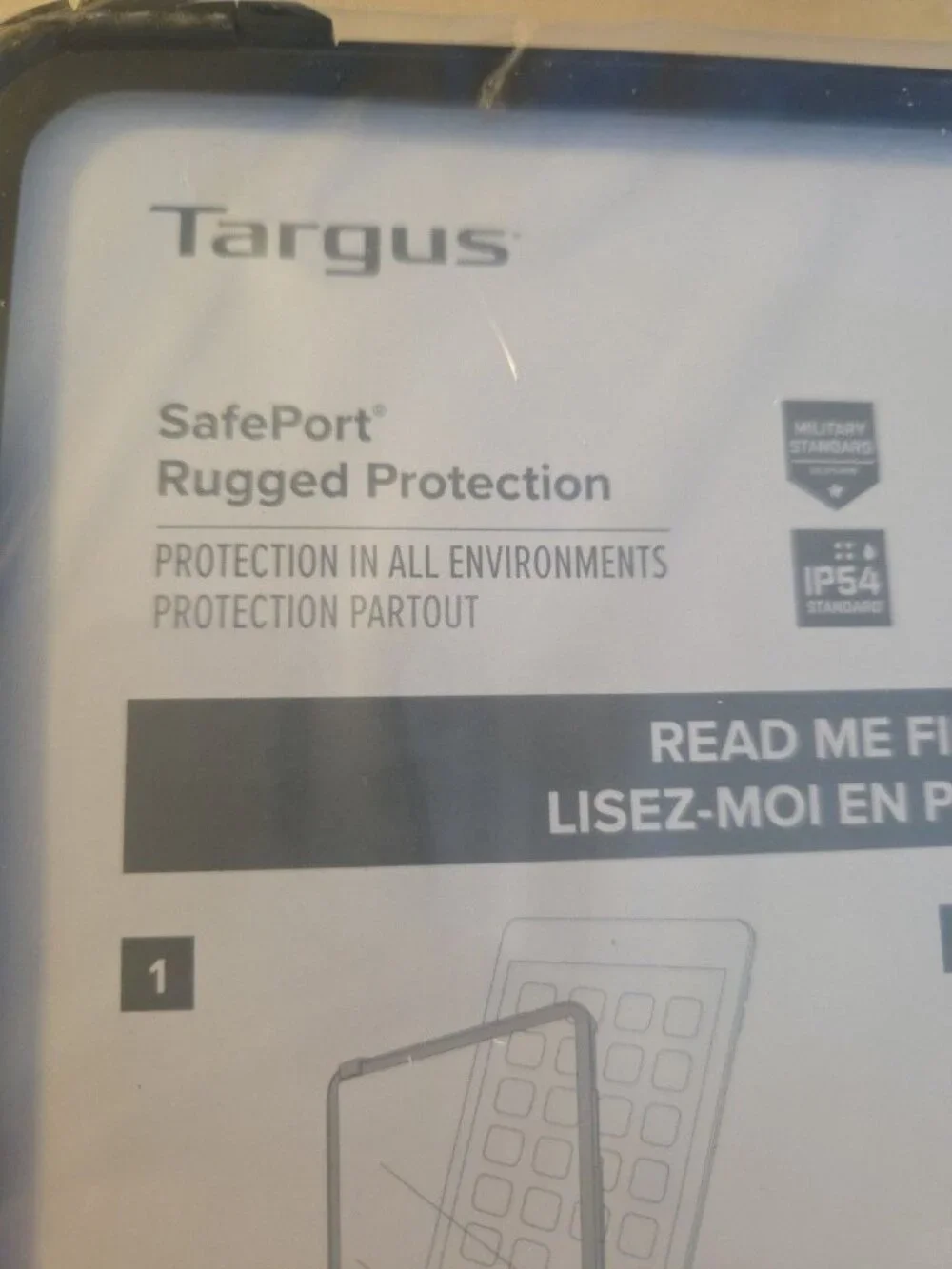 NEW Targus SafePort Rugged Case for iPad 9th, 8th and 7th gen. 10.2-inch (Black)